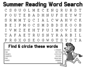 Summer-Reading-2016-Word-Search
